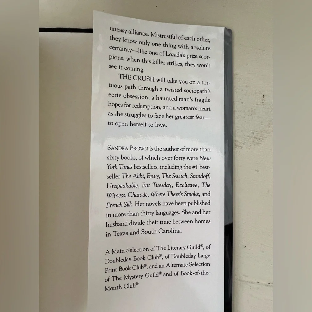 Sandra Brown - The Crush Book